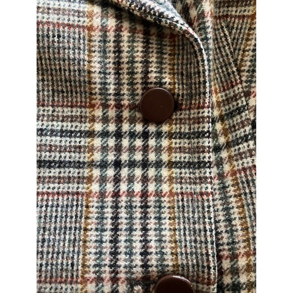 Rosier Milano Italy Womens Plaid Double Breasted Blazer Jacket - Picture 7 of 10